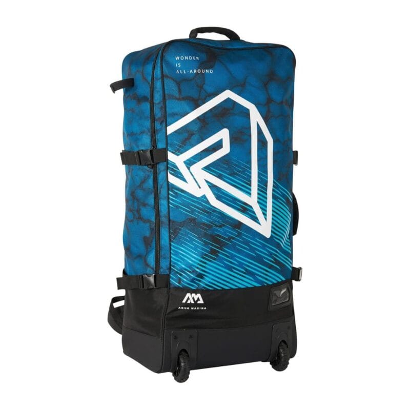 SUP-Tasche Aqua Marina Premium 90L und Rucksack auf Rädern