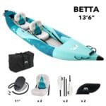 Aqua Marina BETTA 13’6″ BE-412 Kajak aufblasbar 2 Personen