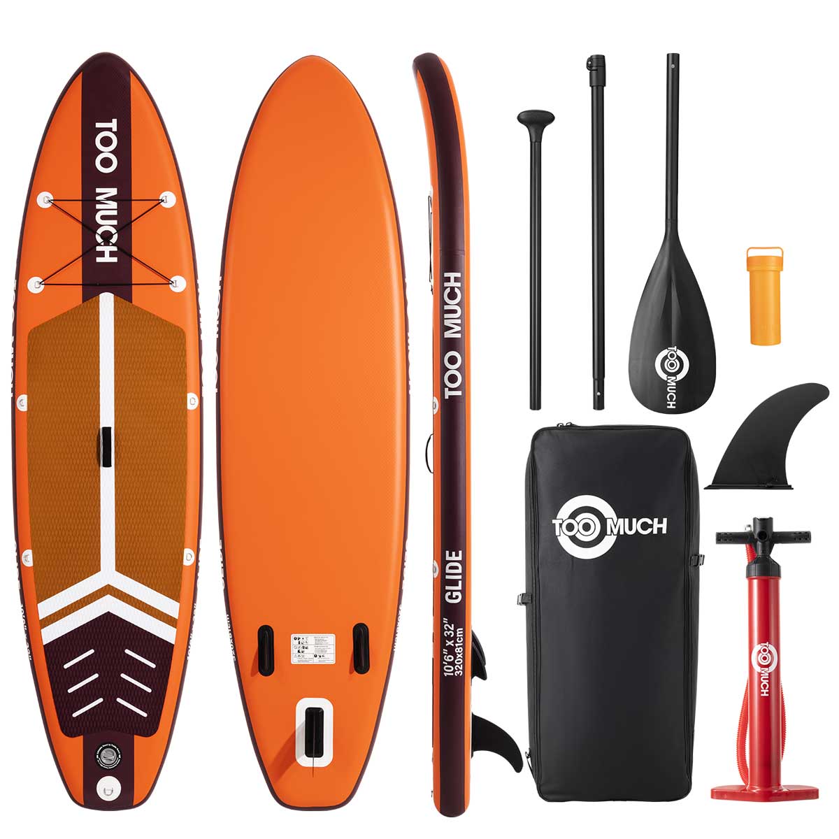 SUP Board GLIDE 10'6 von TooMuch – stabil & einfach, 320 cm