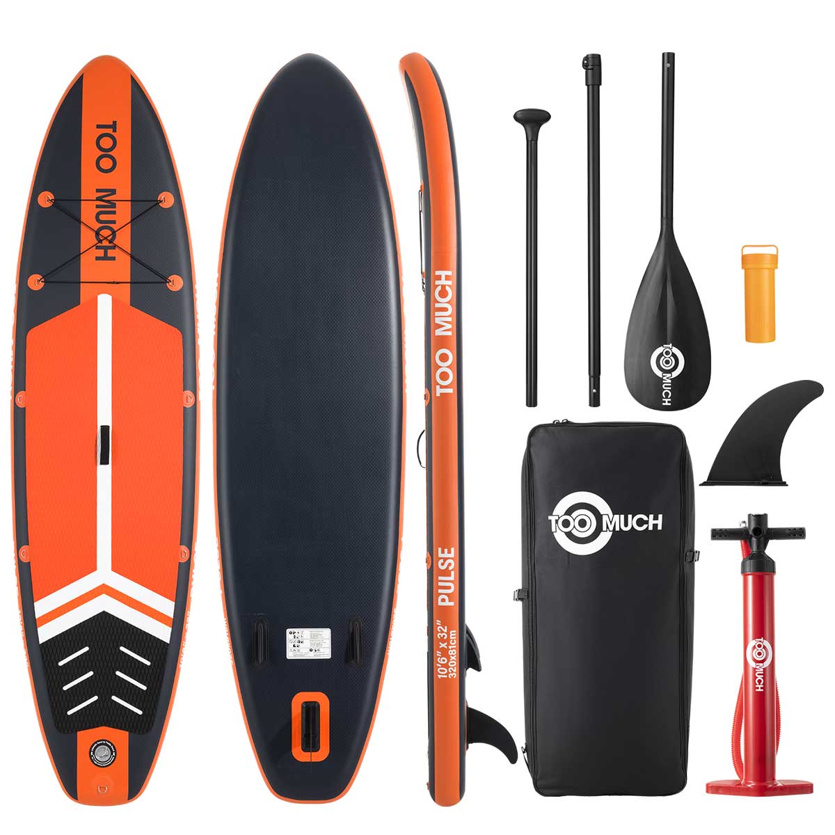 SUP Board PULSE 10'6 von TooMuch – sicher & stabil, 320 cm