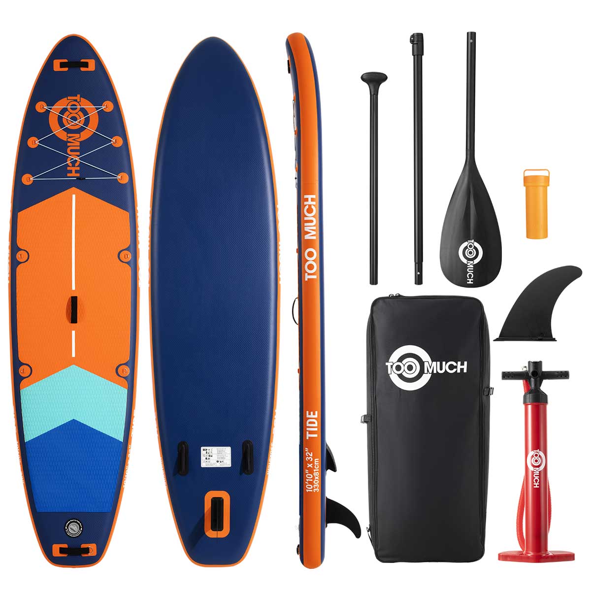SUP Board TIDE 10'10 von TooMuch – stabil & spurtreu, 330 cm