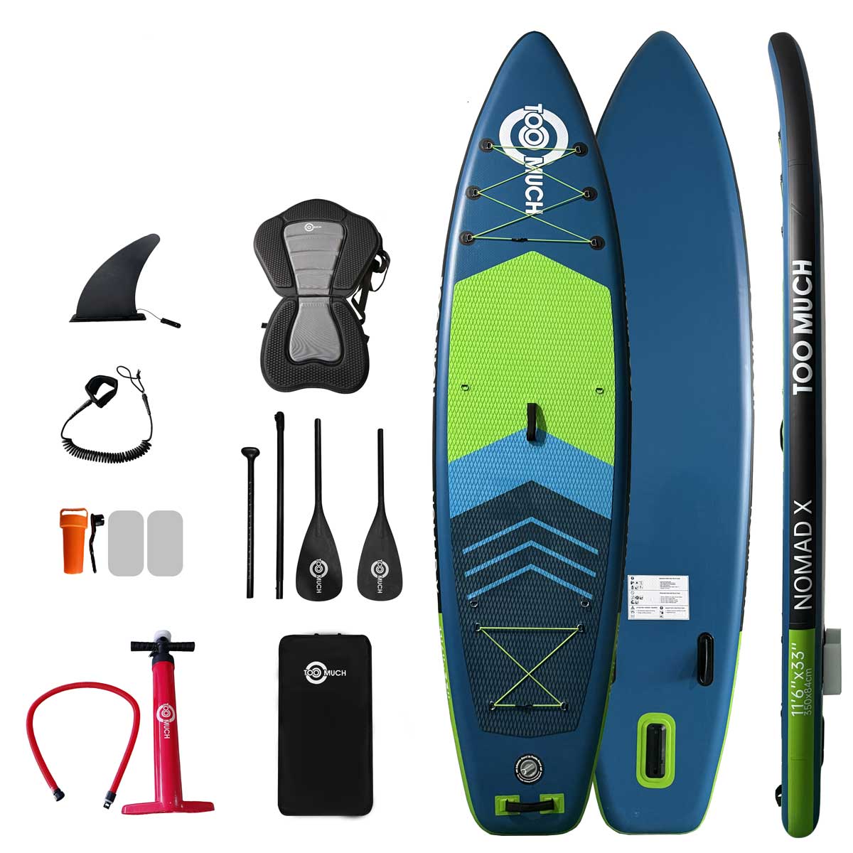 TooMuch NOMAD X 11’6” SUP & Kajak 2in1
