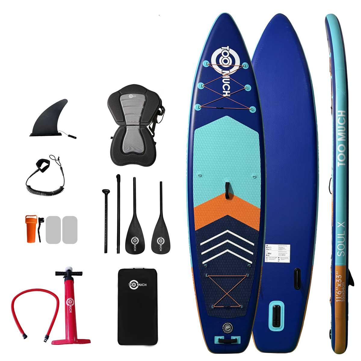 TooMuch SOUL X 11’6” SUP & Kajak 2in1